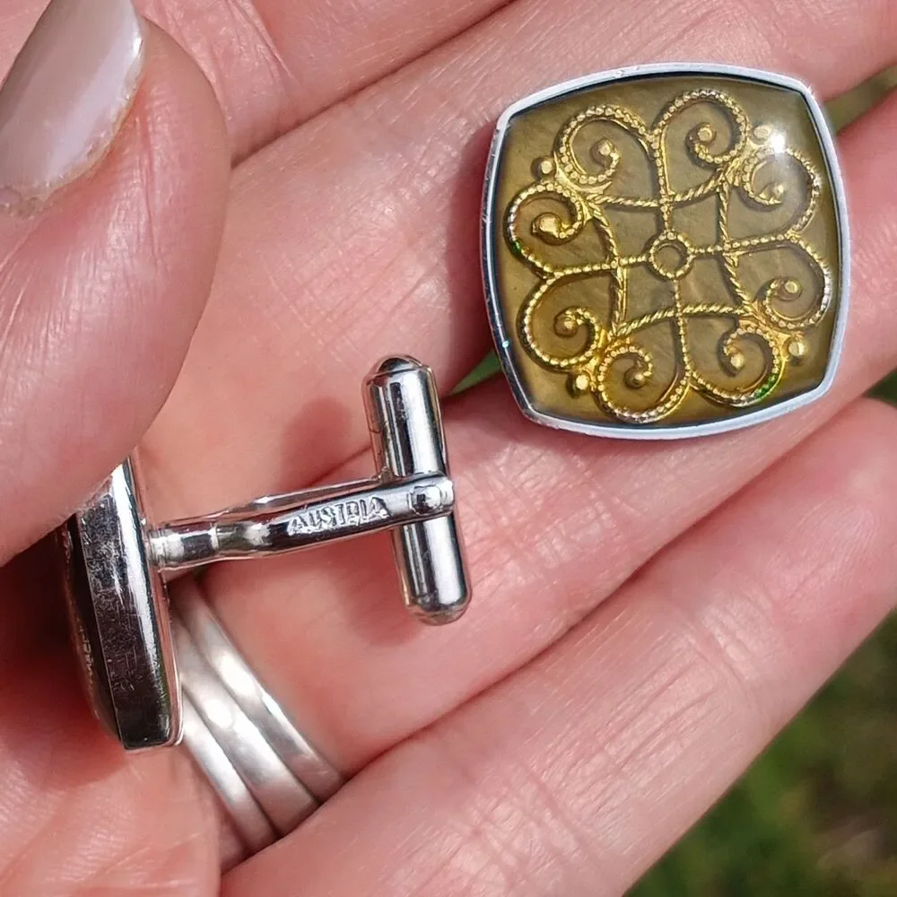 Vintage Austria Cufflinks .75